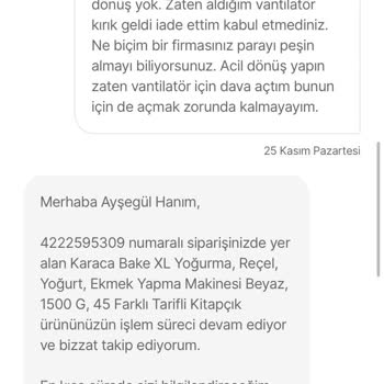 Hepsiburada'dan Aldığım Ürün Teslim Edilmiyor Ve İade Yapılmıyor