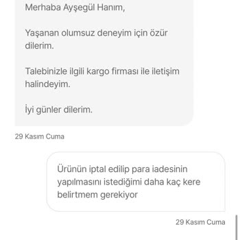 Hepsiburada'dan Aldığım Ürün Teslim Edilmiyor Ve İade Yapılmıyor
