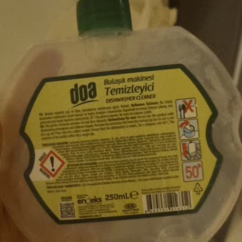 Doa Temizleyici Etiketi Makineyi Tıkadı, Halı Islandı