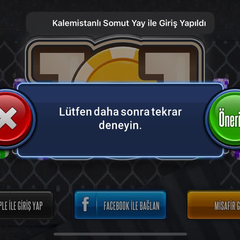 Okey Plus'a Giriş Sorunu: Sunucu Hatası Ve Erişim Engeli