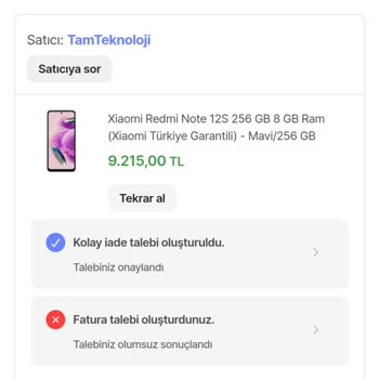 Hepsiburada'dan Aldığım Kayıtsız Telefon Ve İade Sorunu! '