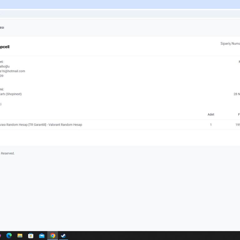Hesap Teslimatı Sorunu Ve İade Talebi