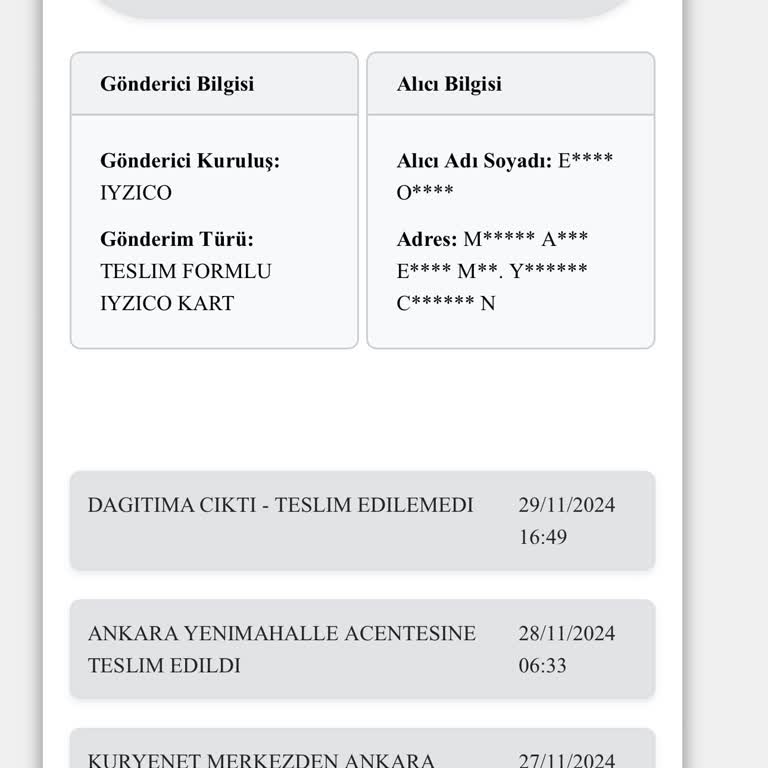 Kuryenet'in Teslimat Sorunu Ve Ulaşılamayan Müşteri Hizmetleri
