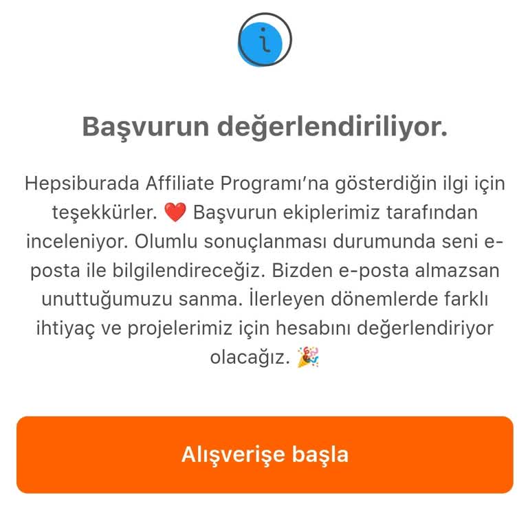 Hepsiburada Influencer Başvuru Sürecinde Belirsizlik