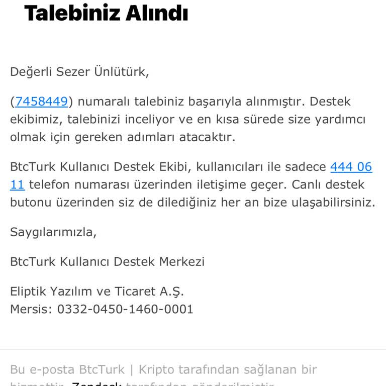 BTC Türk'te Hesap Dondurma Ve İletişim Sorunları