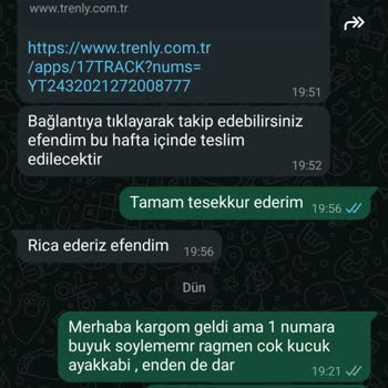 Trenly Mağazasında İletişim Sorunu Ve İade Süreci