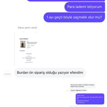 Sipariş Verilen Ürün Bir Aydır Teslim Edilmedi Ve Yanıltıcı Bilgilendirme