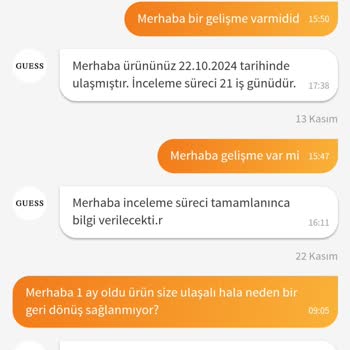 Guess Çanta Kalitesizliği Ve İletişim Sorunları