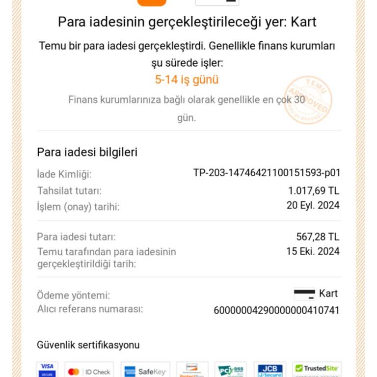 İade Sürecinde Yaşanan Sorunlar