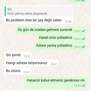 Yanlış Adres, Hatalı Ürün Ve İade Sorunları