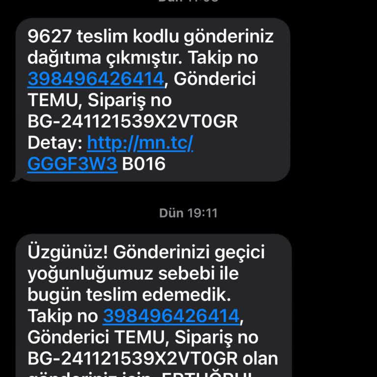 MNG Kargo Teslimat Sorunu Ve Yanıltıcı Bilgilendirme
