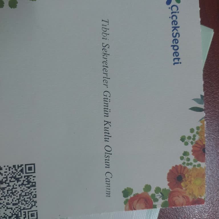 Yanlış Notla Teslim Edilen Çiçek