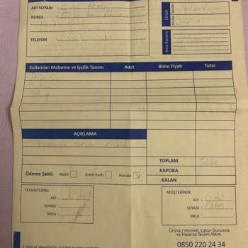 Yüksek Servis Ücreti Ve Parça Değişimi Sorunu