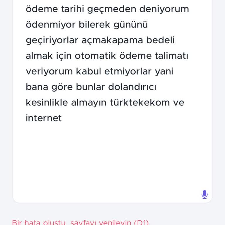 Türk Telekom'un Fatura Ödeme Sorunları