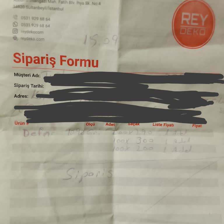 Reydeko Sultanbeyli Mağazasında Halı Teslimat Sorunu