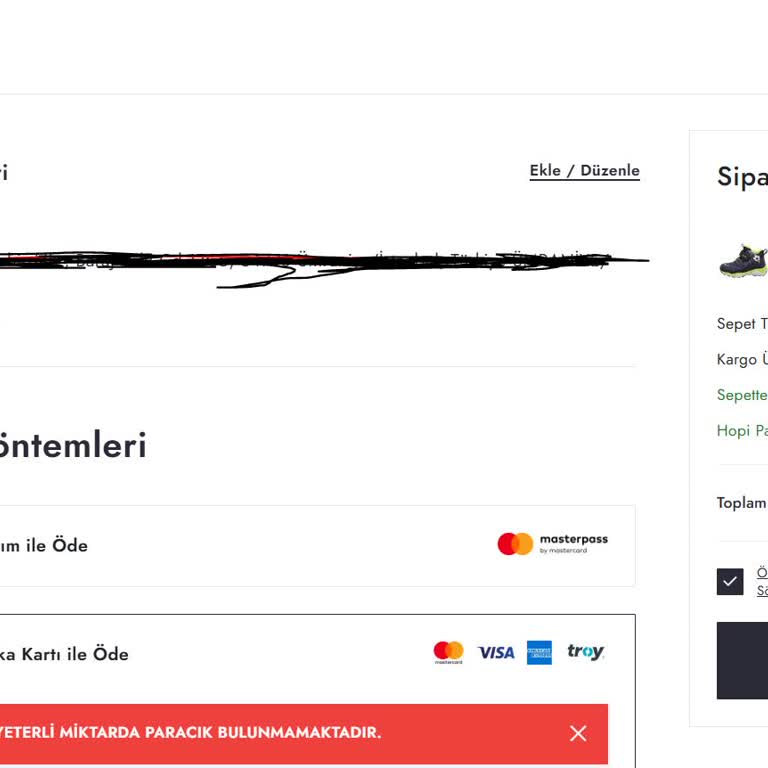 Hopi Paracık Kullanım Sorunu