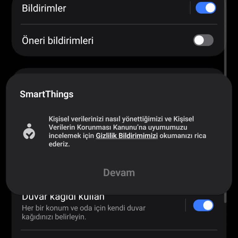Samsung SmartThings Gizlilik Bildirimi Sorunu Çözülmüyor