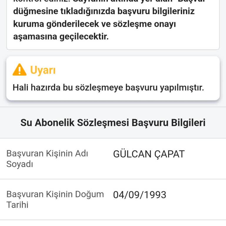 İSKİ Abonelik İşleminde Hata Ve Destek Talebi