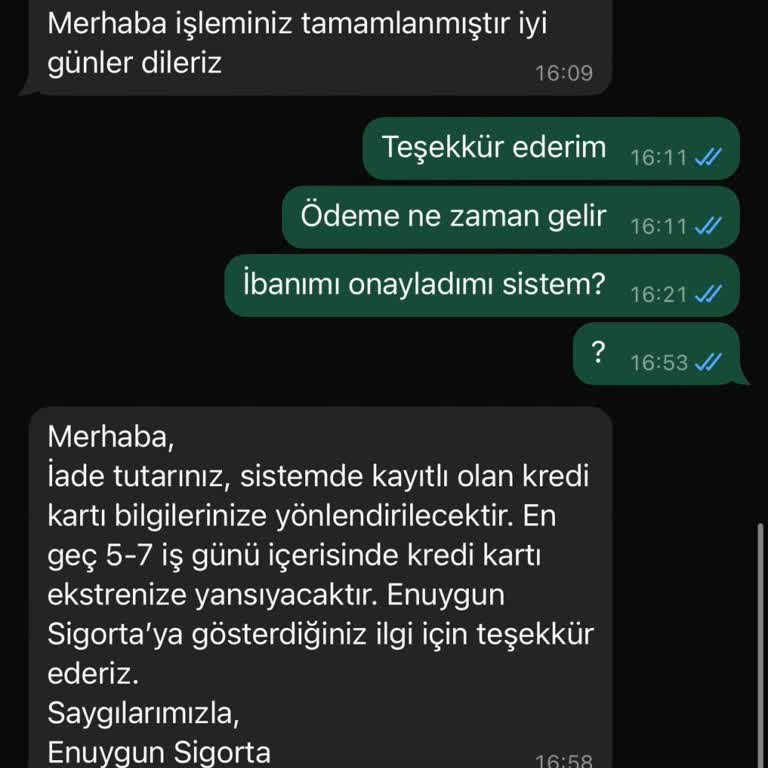 Geciken Kasko İade Süreci