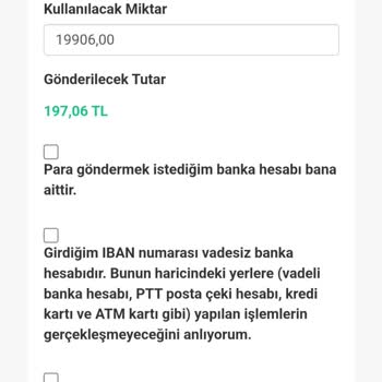 Ödeme Talebinde Sürekli Hata Alıyorum