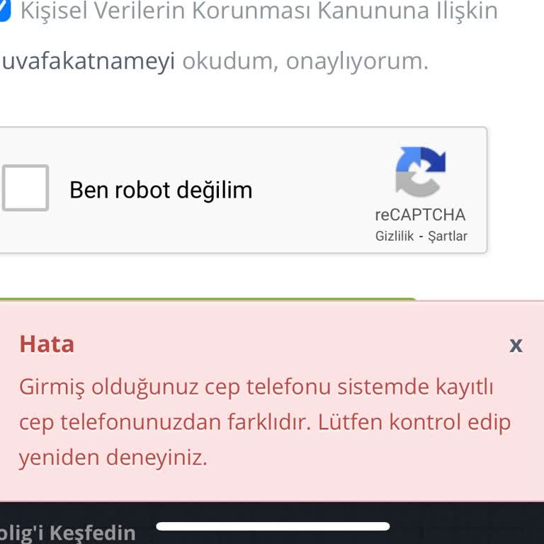 Passolig Başvurusunda Telefon Numarası Hatası