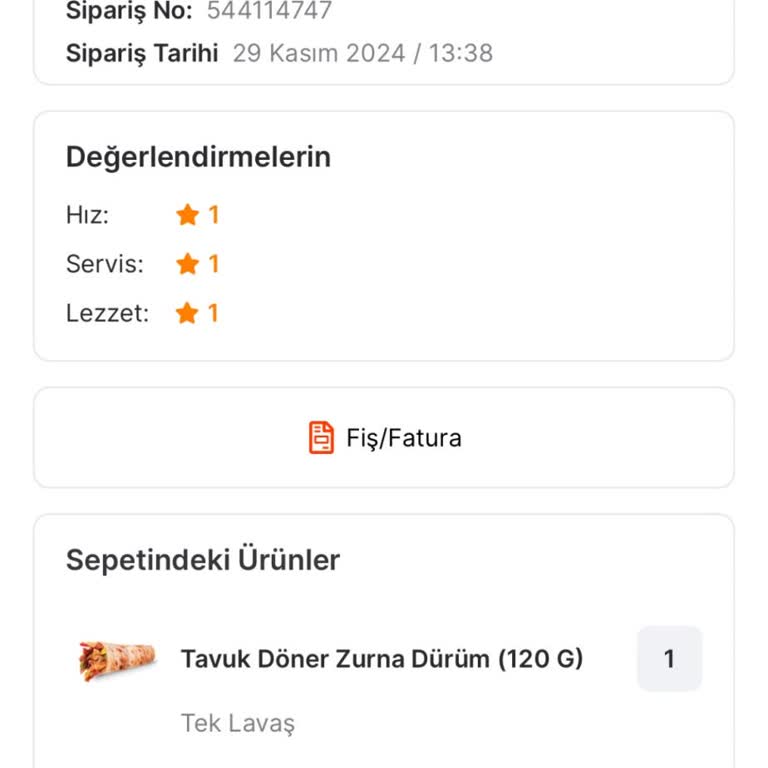 Migros Yemek'te Teslimat Süresi Hayal Kırıklığı