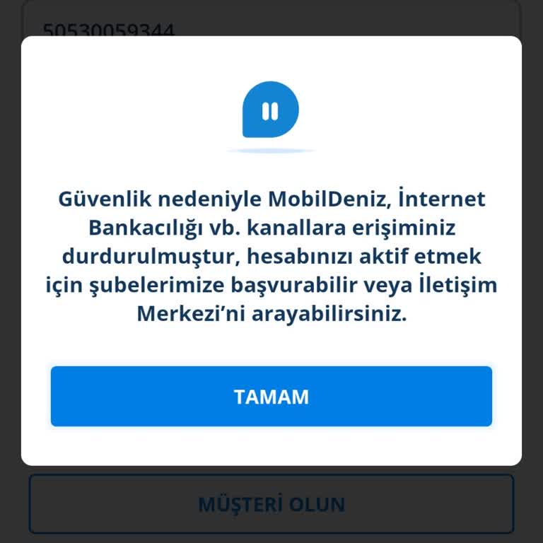 Mobil Bankacılık Erişimi Engeli