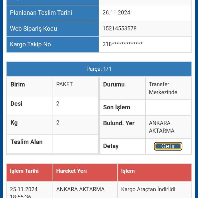 Geciken Kargo Teslimatı Mağduriyeti