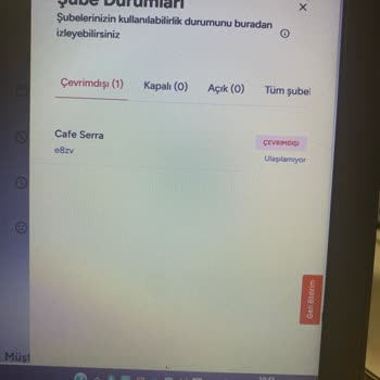 Kuryesiz Yemeksepeti İşletme Hesabında Sipariş Alamama Sorunu