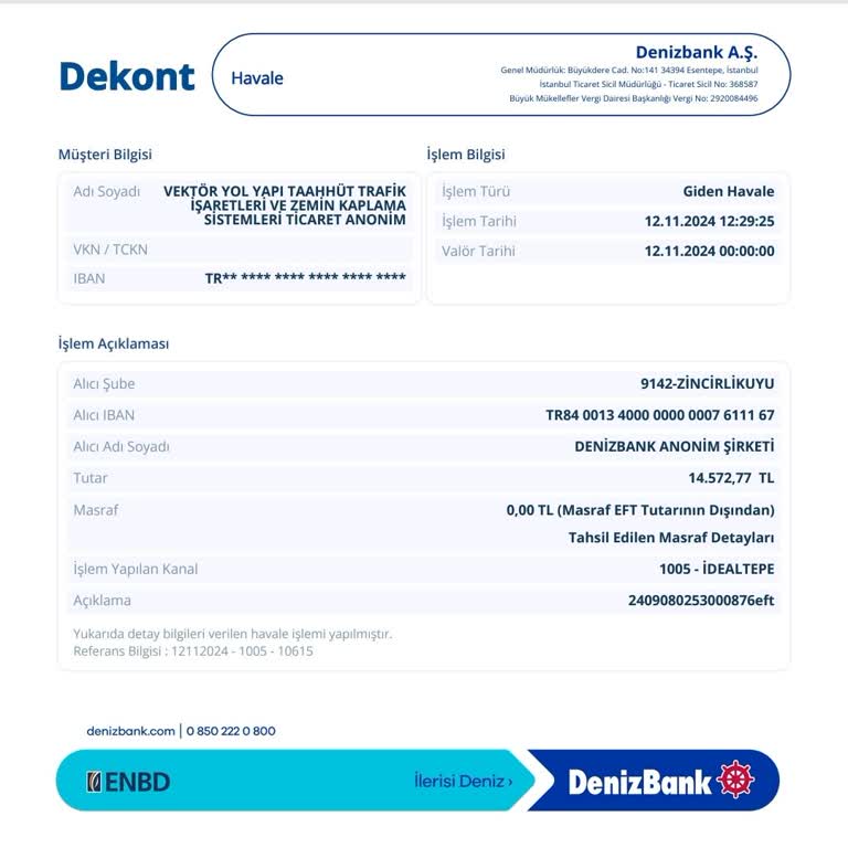 Denizbank'ta Usulsüz Havale İşlemi Şoku