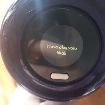 Dyson Süpürgemin Sürekli Hava Akışı Tıkalı Mesajı Vermesi