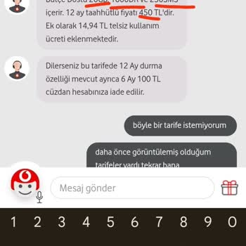 Vodafone Taahhüt Sorunları Ve Yüksek Fiyatlar