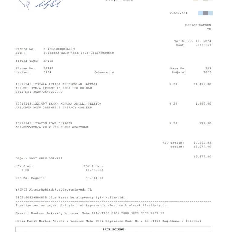 Media Markt Fiyat Farkı Ve Müşteri Hizmetleri Hayal Kırıklığı