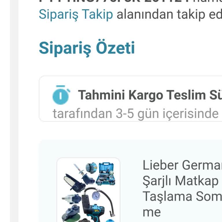 Epttavm Siparişimde Kargo Gecikmesi Sorunu