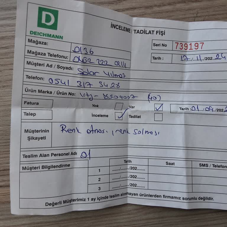 Ayakkabı İnceleme Sürecinde Gecikme
