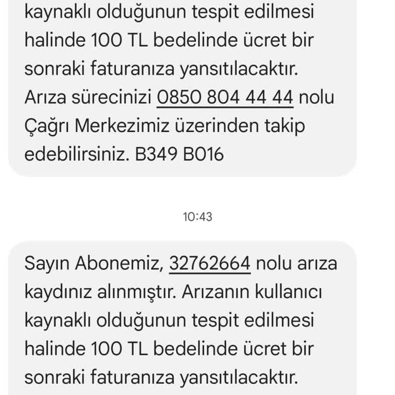 Sürekli Kesilen Hizmet Ve İlgisiz Teknik Destek