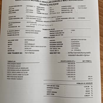 Yanlış Poliçe Ve Çifte Ücret Talebi