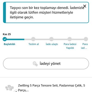 İade Sürecinde Amazon Ve Kargo Karmaşası