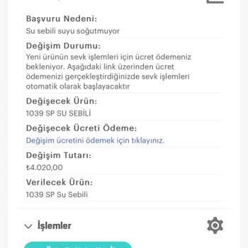 Beko Su Sebili Arızası Ve Yetersiz Servis Hizmeti