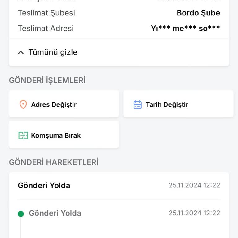 Trendyol Ekspress Kargo Teslimat Sorunu