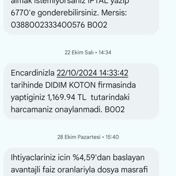 Koton Mağazasında Çifte Ödeme Sorunu