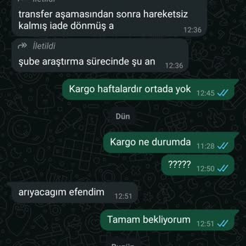 Kargom Gelmedi, Para İadem Yapılmıyor