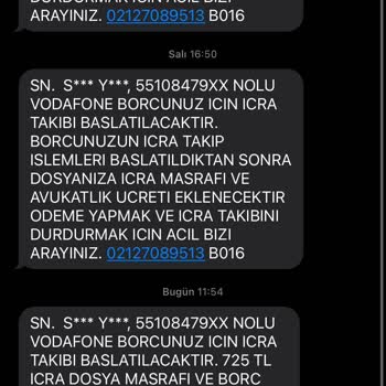 Beklenmedik İcra Mesajı Şoku