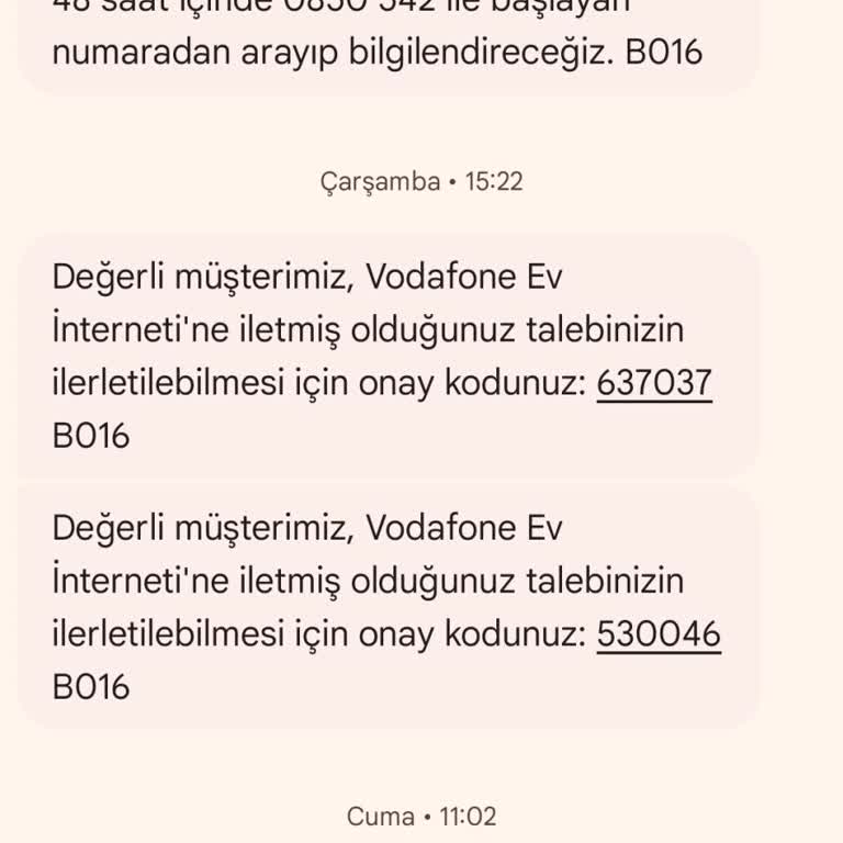 Vodafone Nakil Sürecinde Yaşanan Mağduriyet