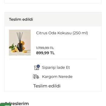 Bella Maison Citrus Ev Kokusu Esans Sorunu