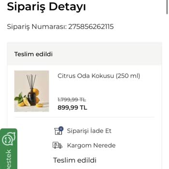 Bella Maison Citrus Ev Kokusu Esans Sorunu