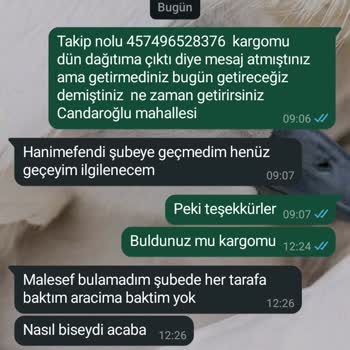Kargom Rüzgarda Uçtu!