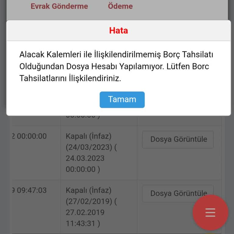 Denge Varlık Yönetimi Üzerindeki İcra Durumunu Görememe Sorunu
