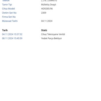 Paslanan Airfryer Ve Çözüm Bulamayan Servis