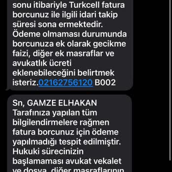 Yanlış Kişiye Gönderilen Fatura Borcu Mesajları